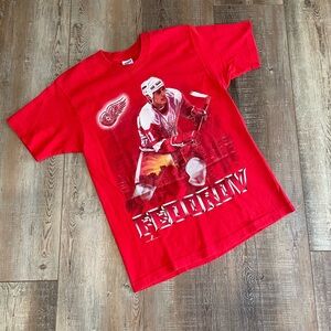 Vintage 90s Salem Sportswear Detroit Red Wings Sergei Federov T-shirt